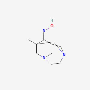 1-methyl-3,6-diazatricyclo[4.3.1.1~3,8~]undecan-9-one oxime