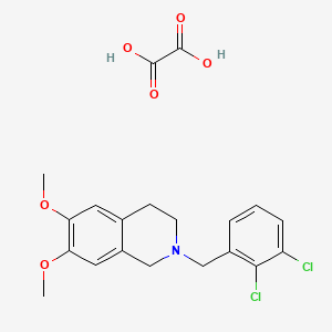 2-[(2,3-dichlorophenyl)methyl]-6,7-dimethoxy-3,4-dihydro-1H-isoquinoline;oxalic acid