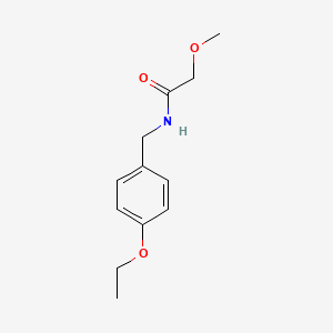 molecular formula C12H17NO3 B5476927 N-(4-ethoxybenzyl)-2-methoxyacetamide 