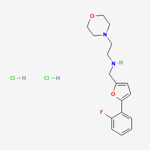 N-{[5-(2-fluorophenyl)-2-furyl]methyl}-2-(4-morpholinyl)ethanamine dihydrochloride