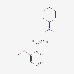 N-[3-(2-methoxyphenyl)-2-propen-1-yl]-N-methylcyclohexanamine