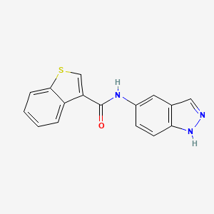 N-(1H-indazol-5-yl)-1-benzothiophene-3-carboxamide