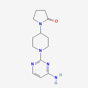 1-[1-(4-aminopyrimidin-2-yl)piperidin-4-yl]pyrrolidin-2-one