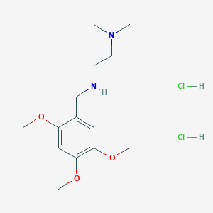 N',N'-dimethyl-N-[(2,4,5-trimethoxyphenyl)methyl]ethane-1,2-diamine;dihydrochloride