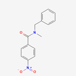 molecular formula C15H14N2O3 B5477262 N-苄基-N-甲基-4-硝基苯甲酰胺 CAS No. 89399-23-5