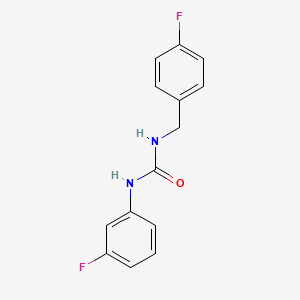 N-(4-fluorobenzyl)-N'-(3-fluorophenyl)urea