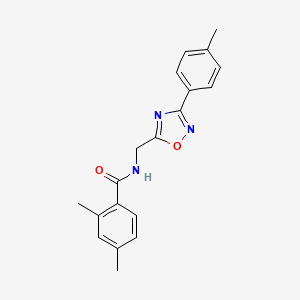 2,4-dimethyl-N-{[3-(4-methylphenyl)-1,2,4-oxadiazol-5-yl]methyl}benzamide