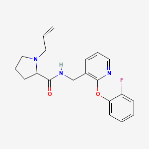 1-allyl-N-{[2-(2-fluorophenoxy)pyridin-3-yl]methyl}prolinamide