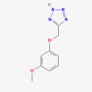 5-[(3-methoxyphenoxy)methyl]-1H-tetrazole