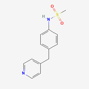 molecular formula C13H14N2O2S B5477527 N-[4-(4-pyridinylmethyl)phenyl]methanesulfonamide 