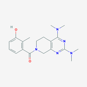 3-{[2,4-bis(dimethylamino)-5,8-dihydropyrido[3,4-d]pyrimidin-7(6H)-yl]carbonyl}-2-methylphenol