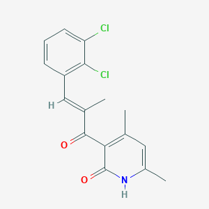 3-[3-(2,3-dichlorophenyl)-2-methylacryloyl]-4,6-dimethyl-2(1H)-pyridinone