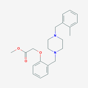 methyl (2-{[4-(2-methylbenzyl)-1-piperazinyl]methyl}phenoxy)acetate