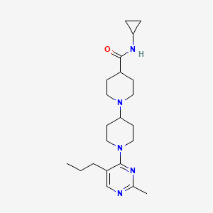 N-cyclopropyl-1'-(2-methyl-5-propylpyrimidin-4-yl)-1,4'-bipiperidine-4-carboxamide