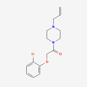 1-(4-ALLYLPIPERAZINO)-2-(2-BROMOPHENOXY)-1-ETHANONE