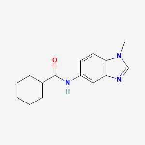 N-(1-methylbenzimidazol-5-yl)cyclohexanecarboxamide