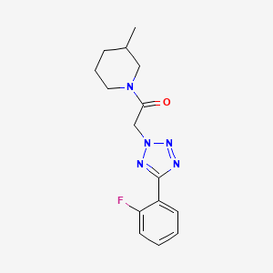 2-[5-(2-Fluoro-phenyl)-tetrazol-2-yl]-1-(3-methyl-piperidin-1-yl)-ethanone