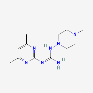 N-(4,6-dimethylpyrimidin-2-yl)-N'-(4-methylpiperazin-1-yl)guanidine