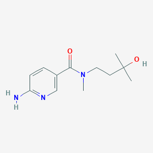 6-amino-N-(3-hydroxy-3-methylbutyl)-N-methylnicotinamide