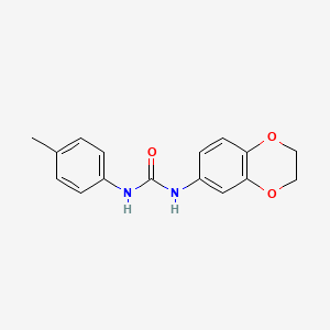 N-(2,3-dihydro-1,4-benzodioxin-6-yl)-N'-(4-methylphenyl)urea