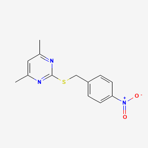 4,6-dimethyl-2-[(4-nitrobenzyl)thio]pyrimidine