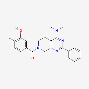 5-{[4-(dimethylamino)-2-phenyl-5,8-dihydropyrido[3,4-d]pyrimidin-7(6H)-yl]carbonyl}-2-methylphenol