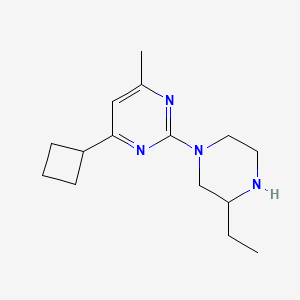 4-cyclobutyl-2-(3-ethylpiperazin-1-yl)-6-methylpyrimidine