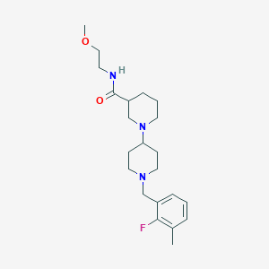 1'-(2-fluoro-3-methylbenzyl)-N-(2-methoxyethyl)-1,4'-bipiperidine-3-carboxamide