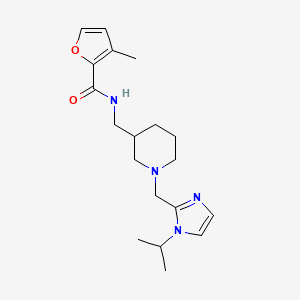 N-({1-[(1-isopropyl-1H-imidazol-2-yl)methyl]piperidin-3-yl}methyl)-3-methyl-2-furamide