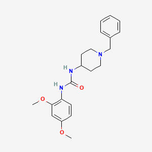 molecular formula C21H27N3O3 B5478542 N-(1-benzyl-4-piperidinyl)-N'-(2,4-dimethoxyphenyl)urea 