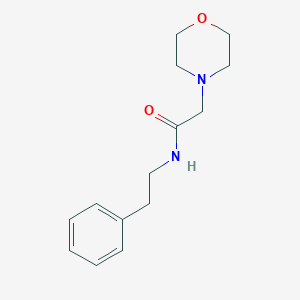 2-(morpholin-4-yl)-N-(2-phenylethyl)acetamide