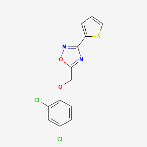 5-[(2,4-dichlorophenoxy)methyl]-3-(2-thienyl)-1,2,4-oxadiazole