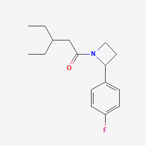 1-(3-ethylpentanoyl)-2-(4-fluorophenyl)azetidine