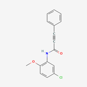 N-(5-chloro-2-methoxyphenyl)-3-phenylprop-2-ynamide