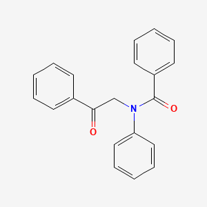 N-(2-oxo-2-phenylethyl)-N-phenylbenzamide