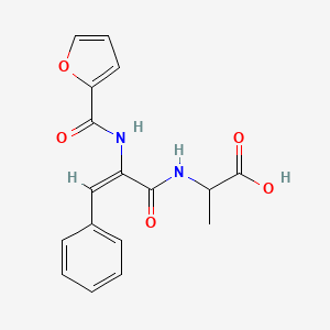 N-[2-(2-furoylamino)-3-phenylacryloyl]alanine