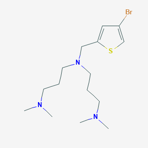 N'-[(4-bromothiophen-2-yl)methyl]-N'-[3-(dimethylamino)propyl]-N,N-dimethylpropane-1,3-diamine