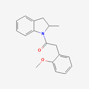 1-[(2-methoxyphenyl)acetyl]-2-methylindoline