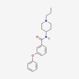 3-phenoxy-N-(1-propylpiperidin-4-yl)benzamide