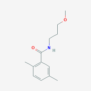 molecular formula C13H19NO2 B5479170 N-(3-methoxypropyl)-2,5-dimethylbenzamide 