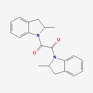 1,1'-(1,2-dioxo-1,2-ethanediyl)bis(2-methylindoline)