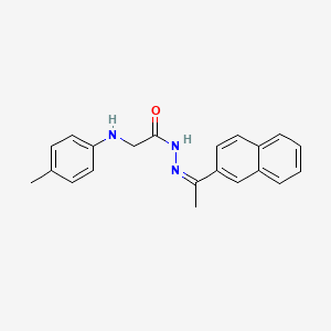 2-(4-methylanilino)-N-[(Z)-1-naphthalen-2-ylethylideneamino]acetamide