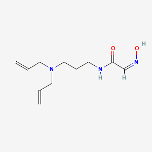 molecular formula C11H19N3O2 B5479237 N-[3-(diallylamino)propyl]-2-(hydroxyimino)acetamide 