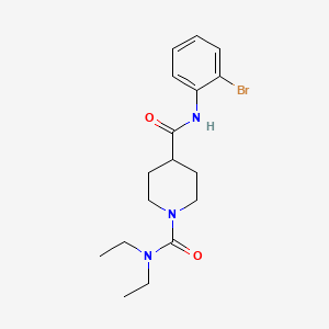 N~4~-(2-bromophenyl)-N~1~,N~1~-diethyl-1,4-piperidinedicarboxamide