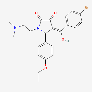 4-(4-bromobenzoyl)-1-[2-(dimethylamino)ethyl]-5-(4-ethoxyphenyl)-3-hydroxy-1,5-dihydro-2H-pyrrol-2-one