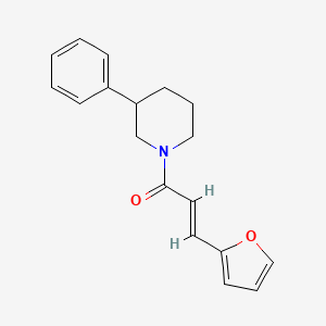 1-[3-(2-furyl)acryloyl]-3-phenylpiperidine