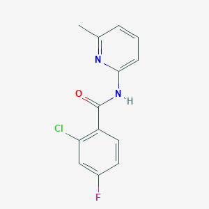 2-chloro-4-fluoro-N-(6-methyl-2-pyridinyl)benzamide