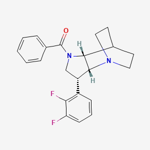 molecular formula C22H22F2N2O B5479283 (3R*,3aR*,7aR*)-1-benzoyl-3-(2,3-difluorophenyl)octahydro-4,7-ethanopyrrolo[3,2-b]pyridine 