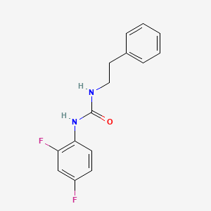 N-(2,4-DIFLUOROPHENYL)-N'-PHENETHYLUREA