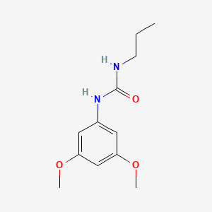 molecular formula C12H18N2O3 B5479384 N-(3,5-dimethoxyphenyl)-N'-propylurea 